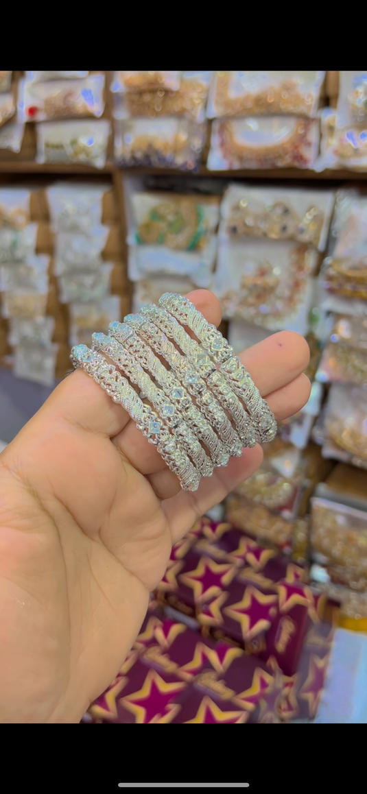 Chandi polish Bangles (Bg057)