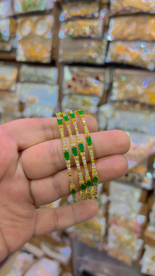 Ad zircone bangles (Bg33)