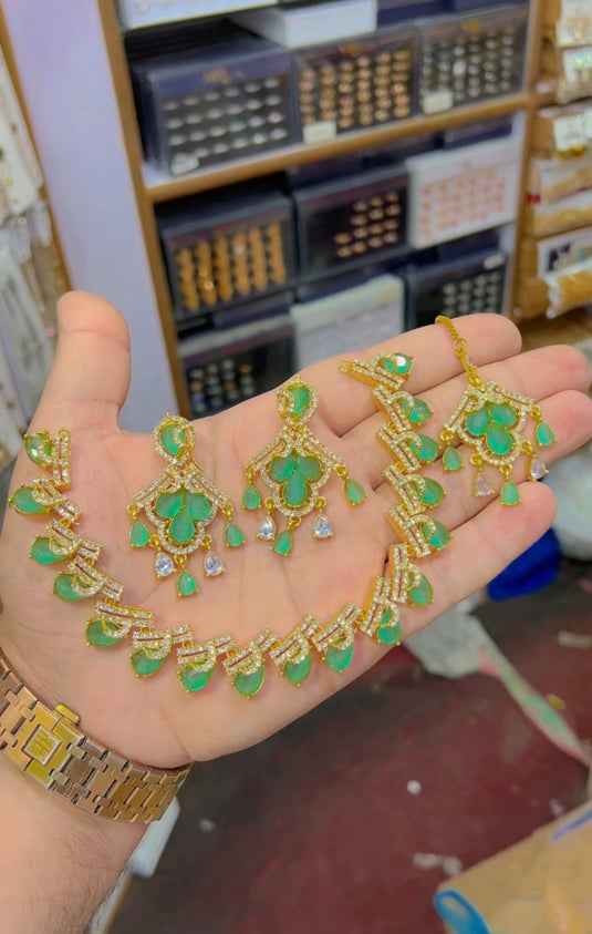 Zircone Necklace set (Ns143)