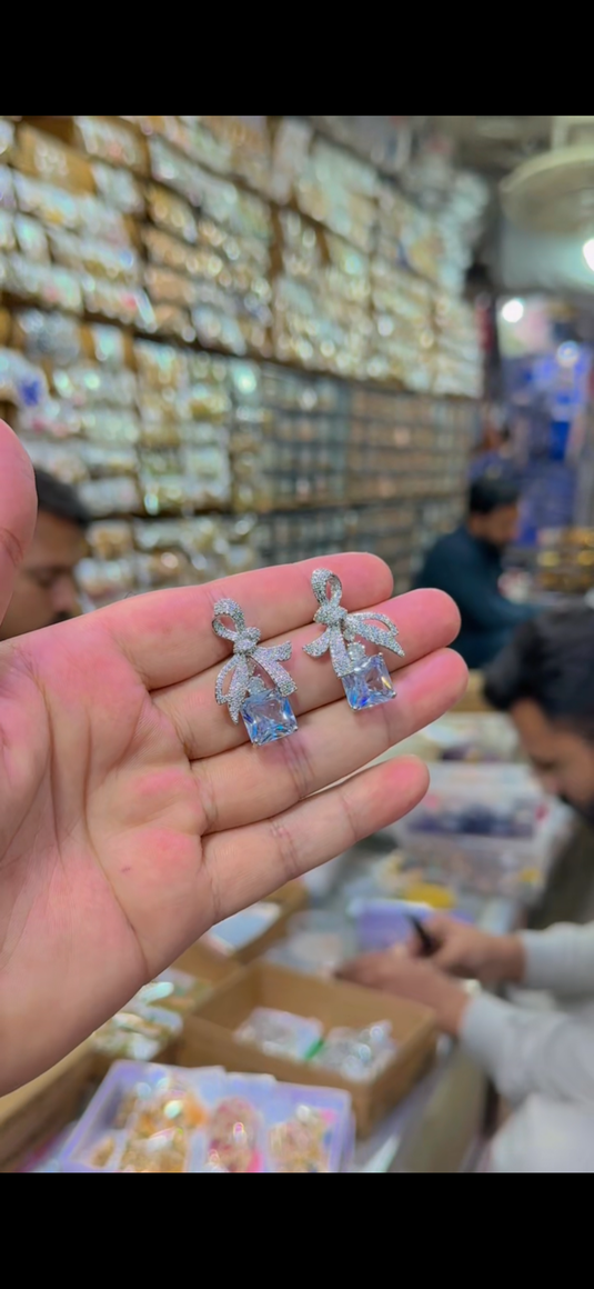 Zircone One Carrat Earrings(Er101)