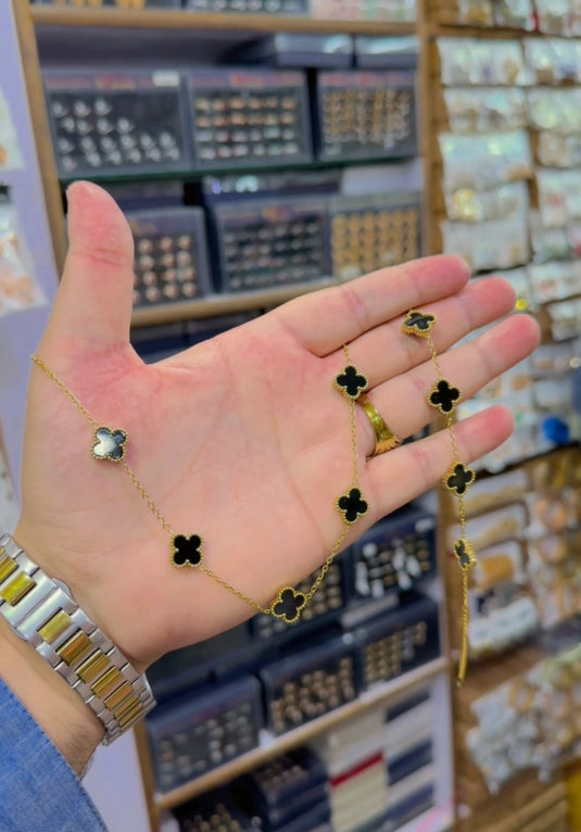 Stainless steel Mala chain + Bracelette (Lc52)