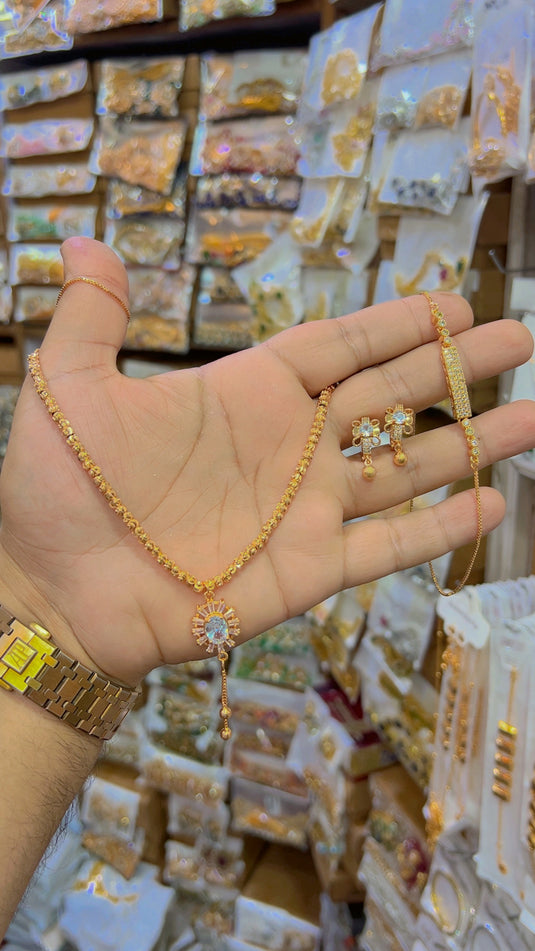 Gold plated set + breslate (Ls021)