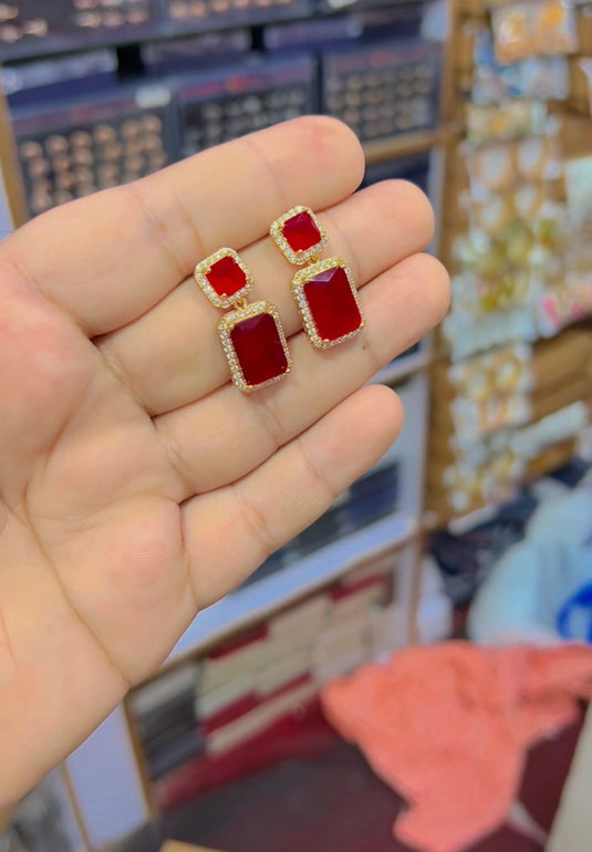 1 carat earrings (Er060)