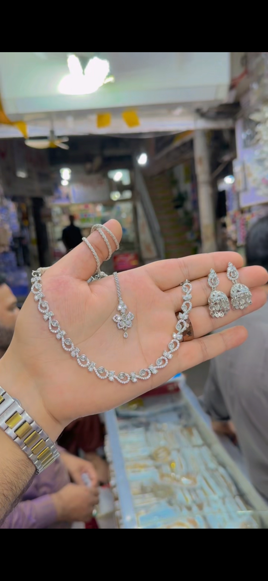 One Carrat Necklace set(Ns316)