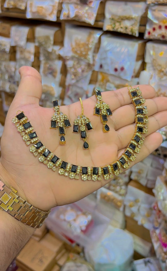 Zircone necklace set (Ns112)