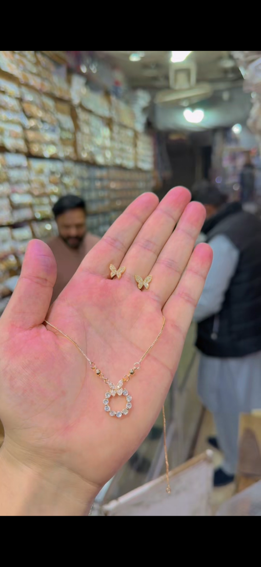 One Carrat Locket set(Ls136)