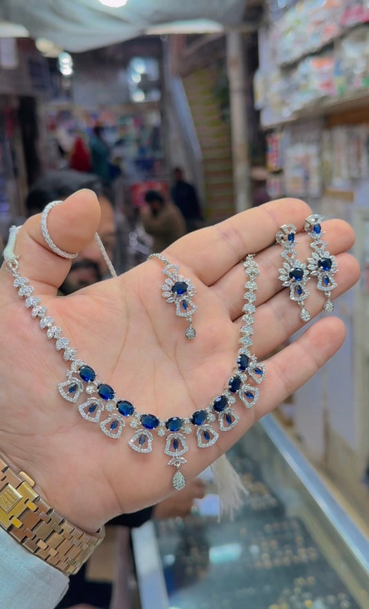 Ad Zircone necklace set (Ns185)