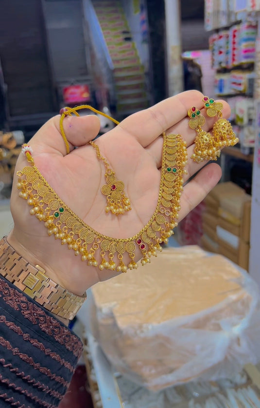 Rajwari necklace set (Ns126)