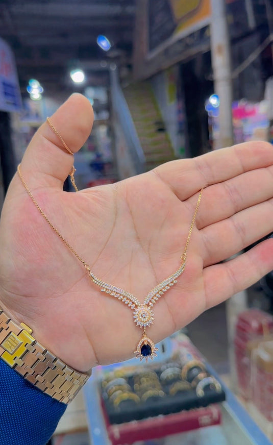 1 carat (Gold plated ) mala (Lc127)