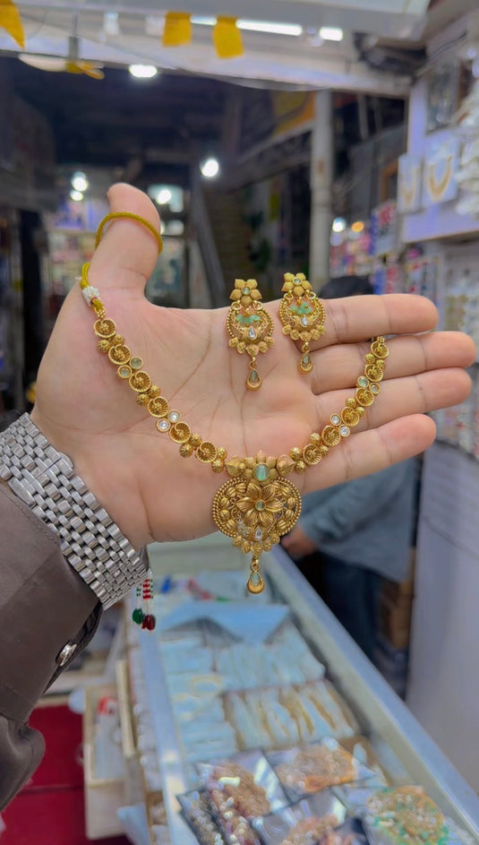 Rajwari necklace set (Ns343)