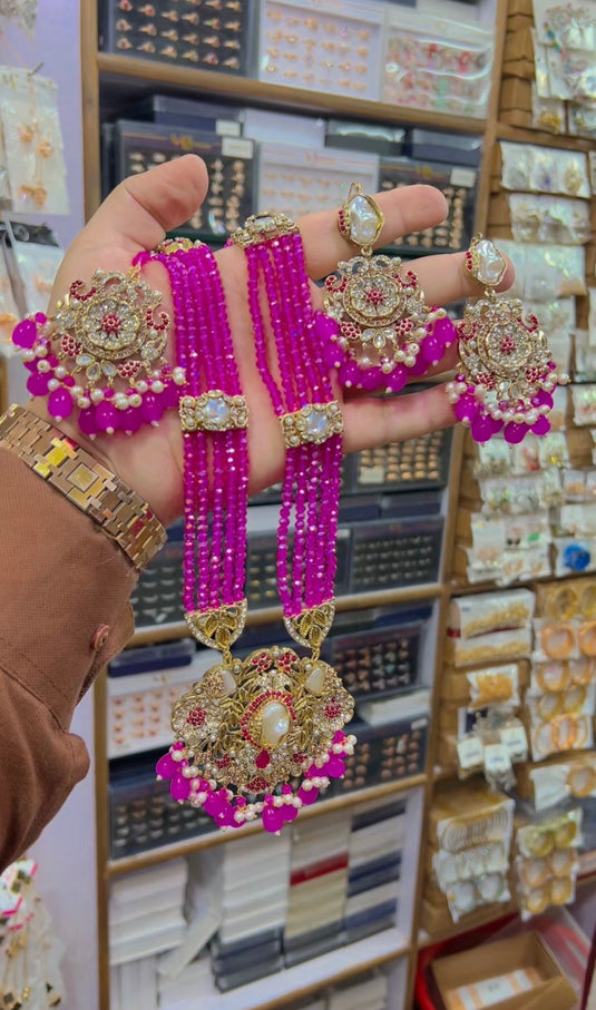 Mother oF pearl mala set (Ms029)