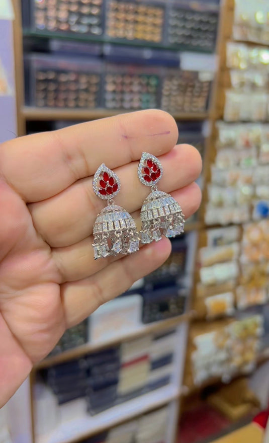 1 carat (Ad) Jhumki (Er104)