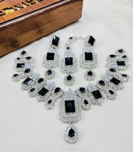 Doublet Stone necklace set(Ns75)