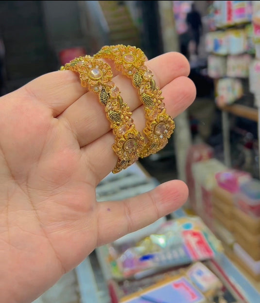 Zircone 3d Openable bangles (Bg189)
