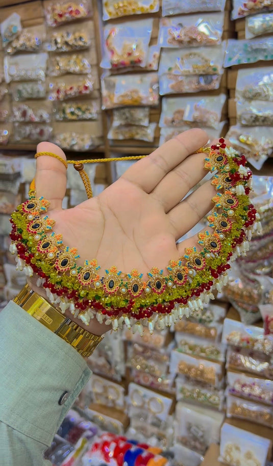 9 ratan Necklace set (Ns133)