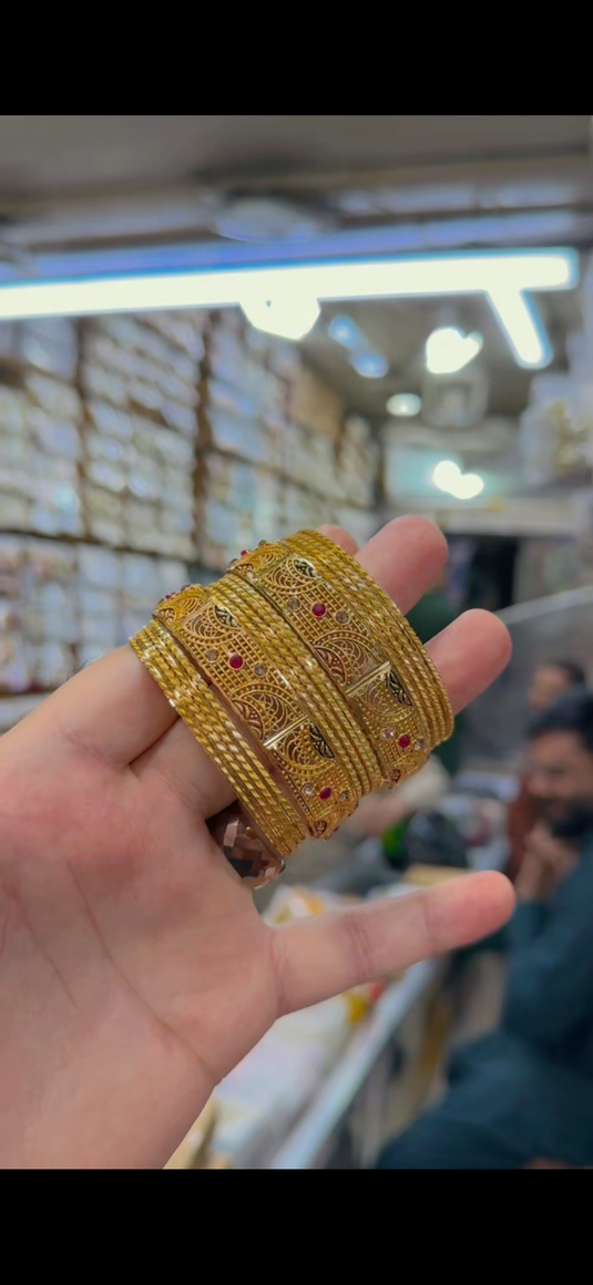 Gold plated Bangles(Bg330)