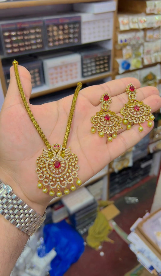 South Indian necklace set (Ns130)
