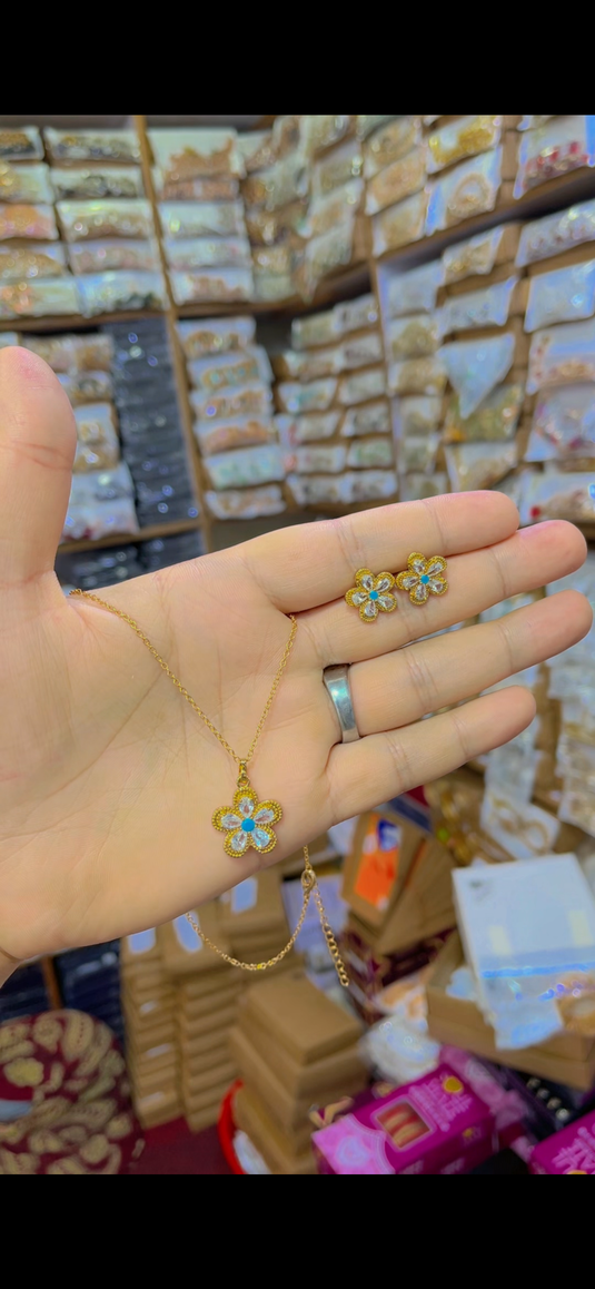 gold plated Locket Set(Ls062)