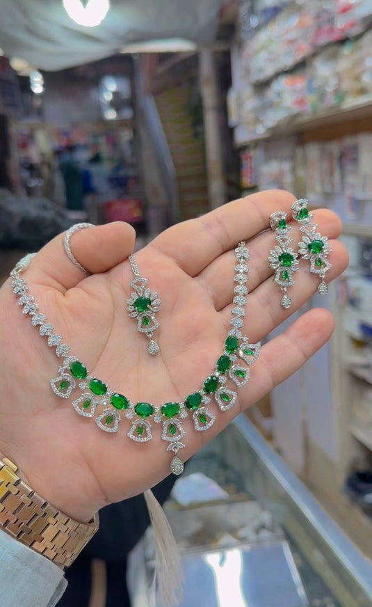 Ad Zircone necklace set (Ns185)