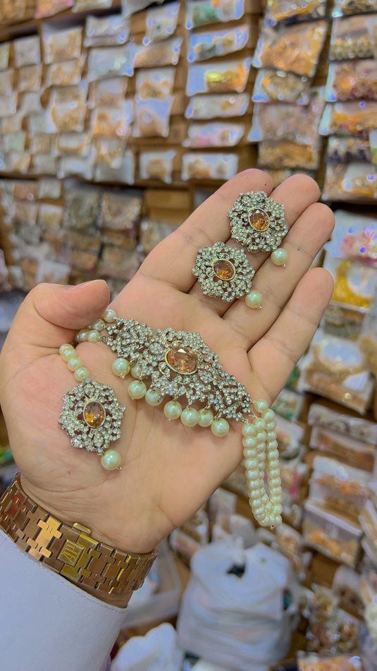 Zircone chokar set (Cs34)