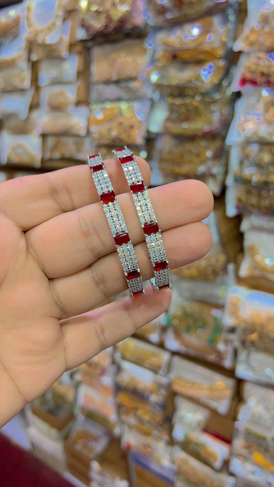 Ad zircone bangles (Bg041)
