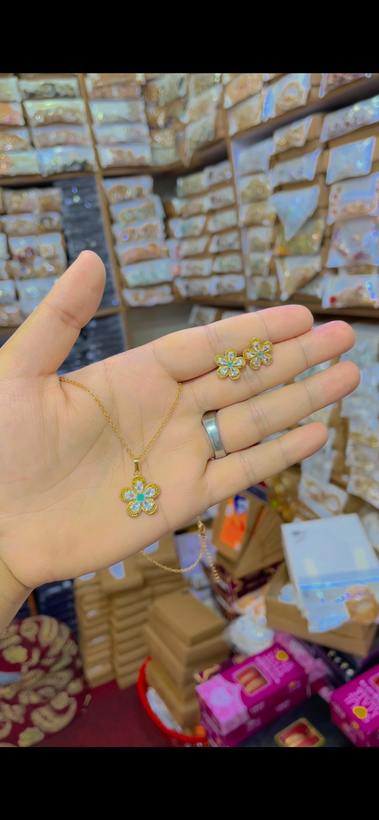 gold plated Locket Set(Ls062)