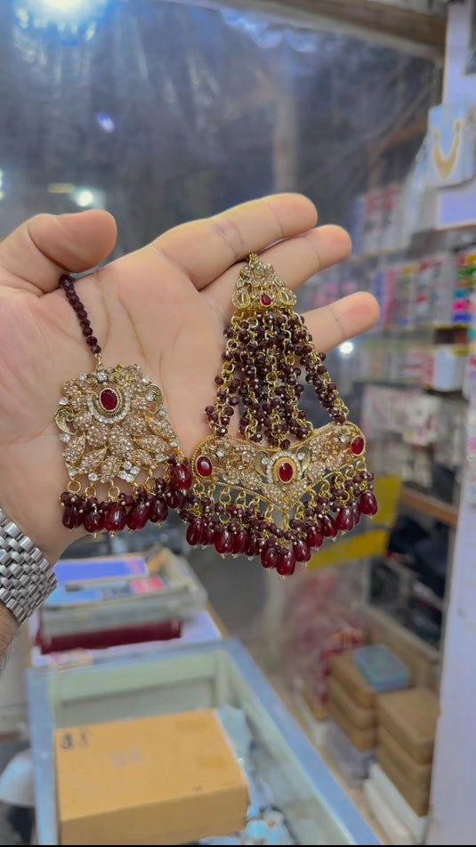 3d bridal mala set (Ns297)