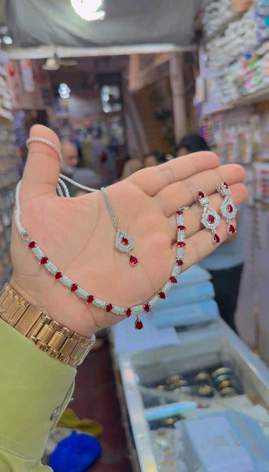 American diomand necklace (Ns197)