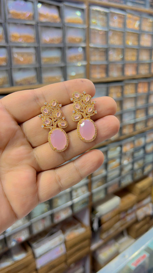 Ad zircone earrings (Er029)