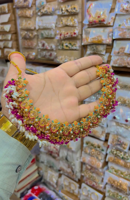 9 ratan Necklace set (Ns133)