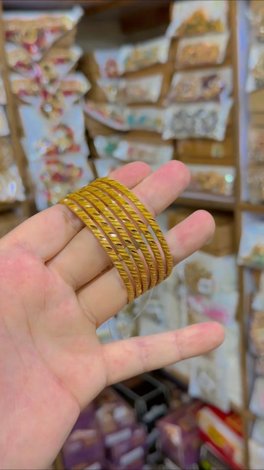 Real Gold plated Bangles(Bg157)