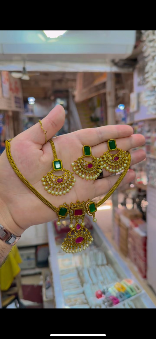 South Indian Necklace set(Ns212)