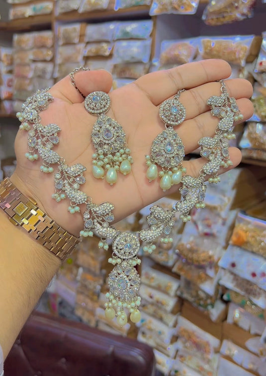 Zircone necklace set (Ns095)