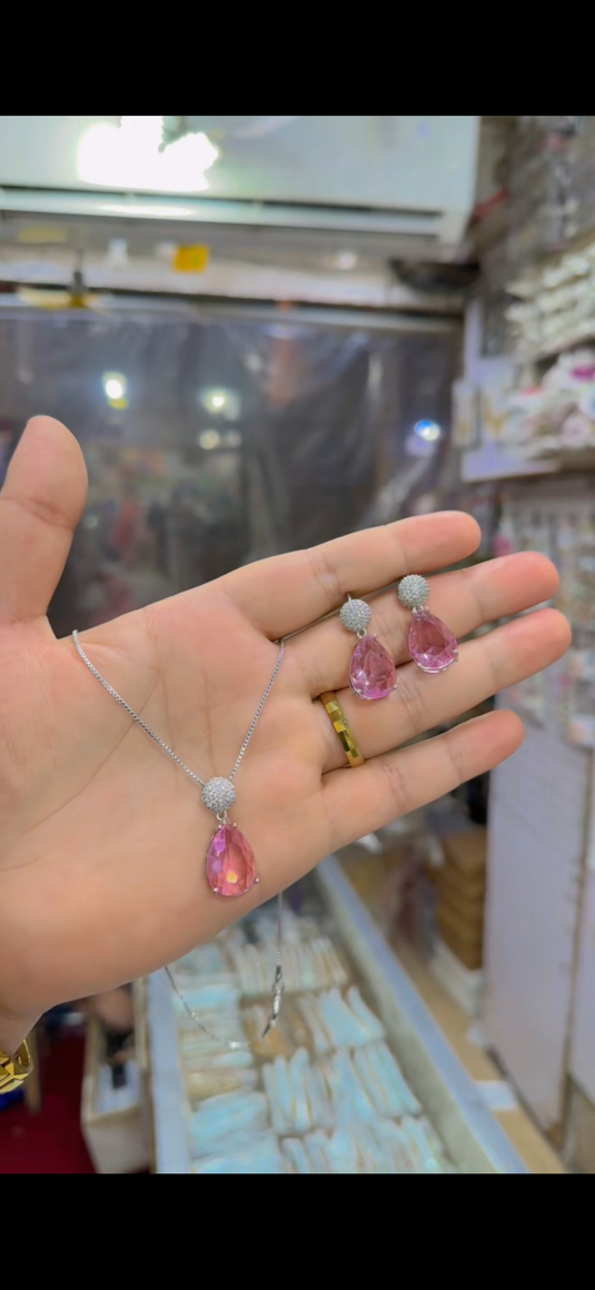 One Carrat Locket set(Ls243)