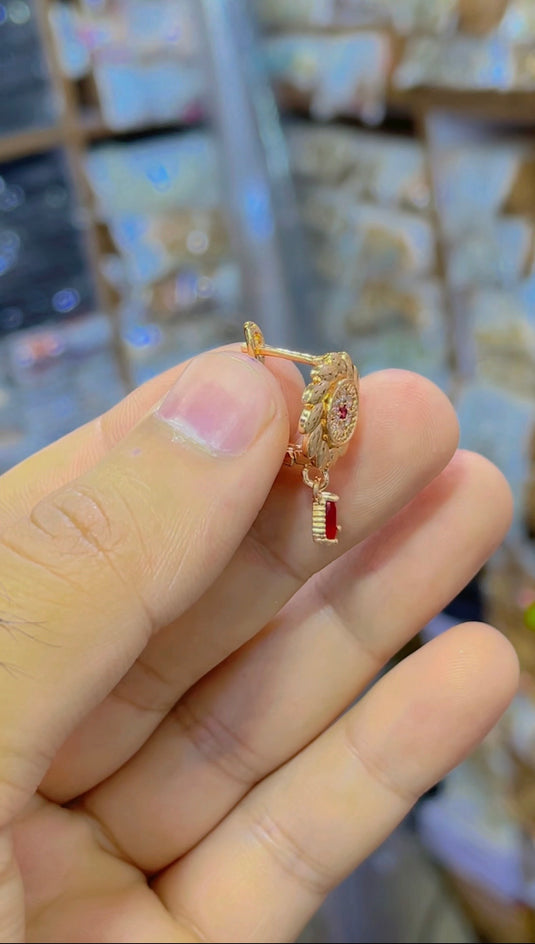 Gold plated D Bali (Db032)