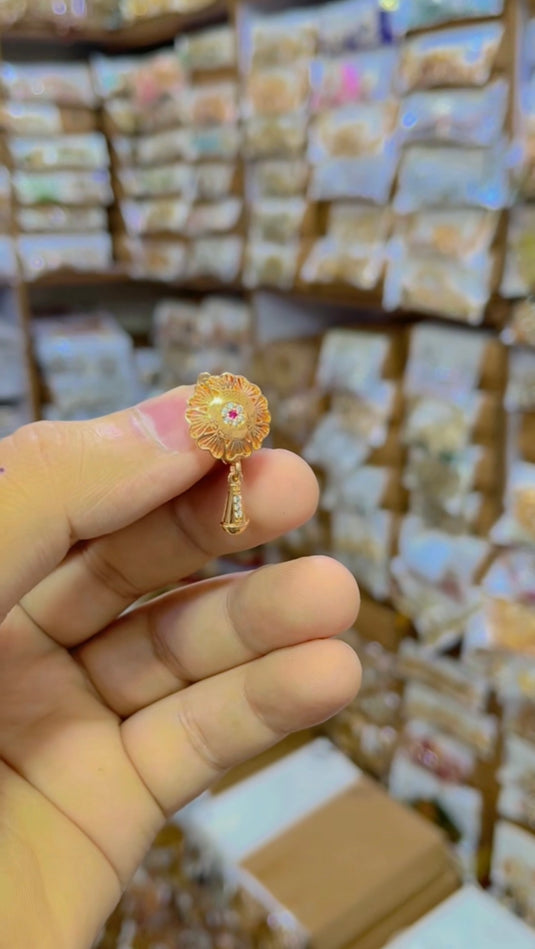 Gold plated D bali (Db037)