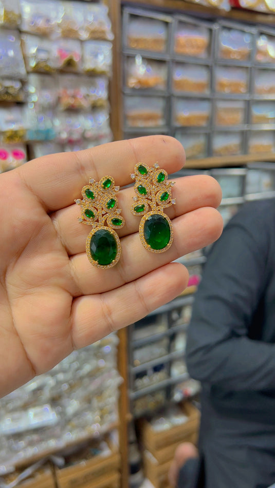 Ad zircone earrings (Er029)