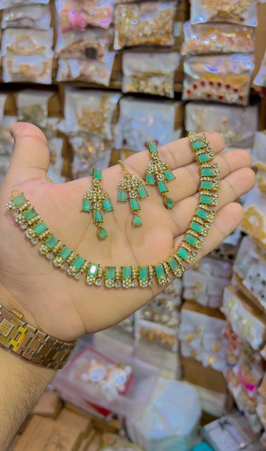 Zircone necklace set (Ns112)