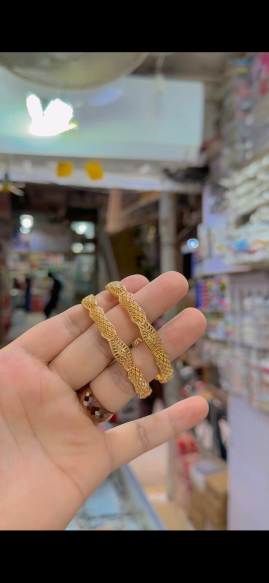 Gold plated Bangles(Bg377)
