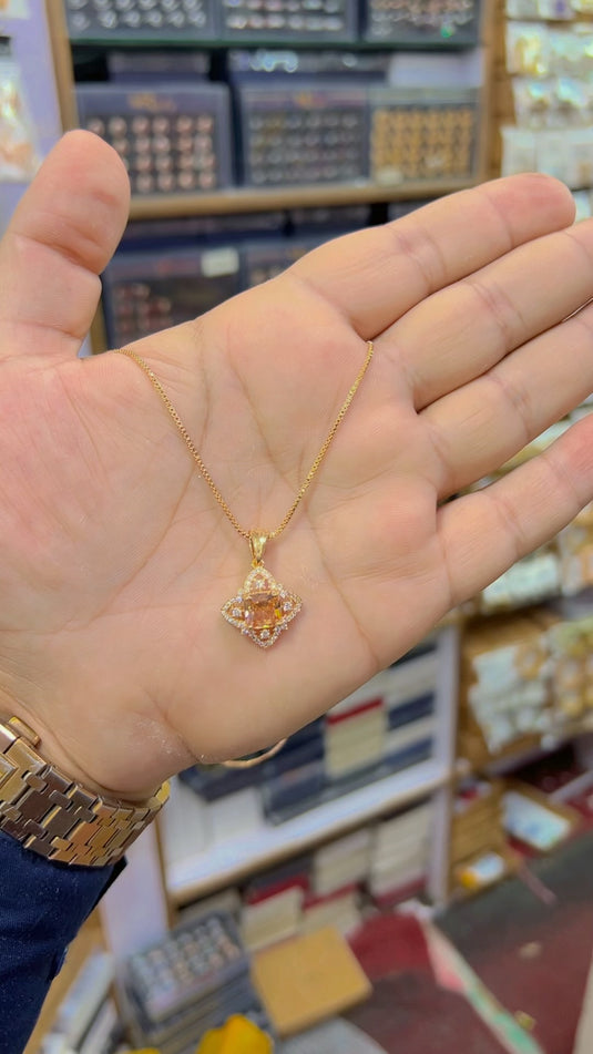 1 carat (Zircone) Locet chain (Lc50)