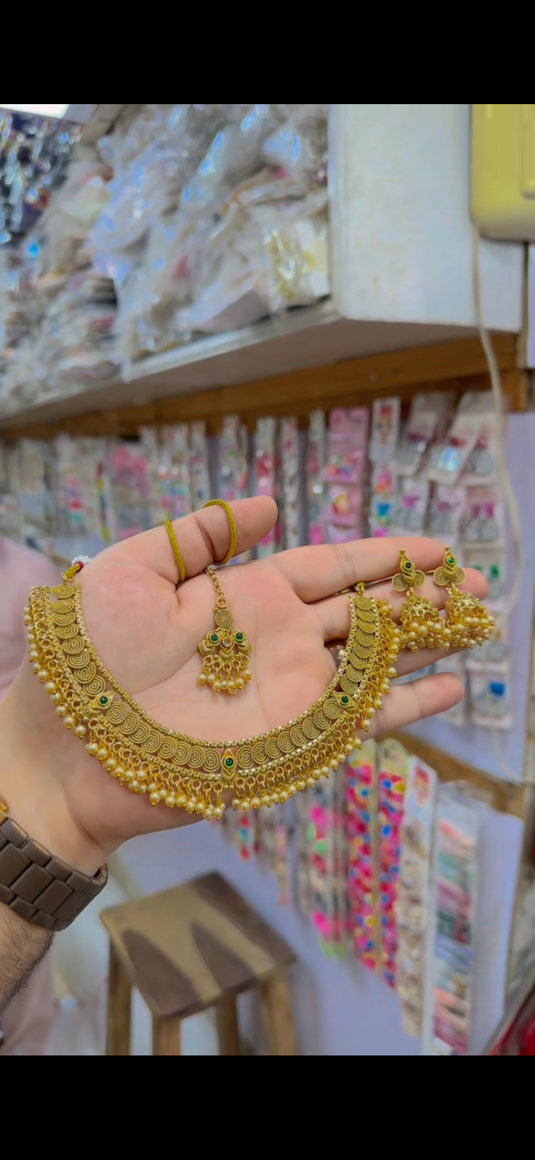 Indian Rajwari Necklace set(Ns344)
