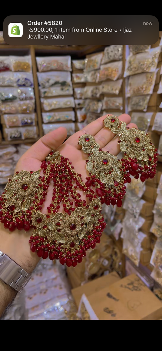 Real 3 D Zircone Bridal Set(Ns098)