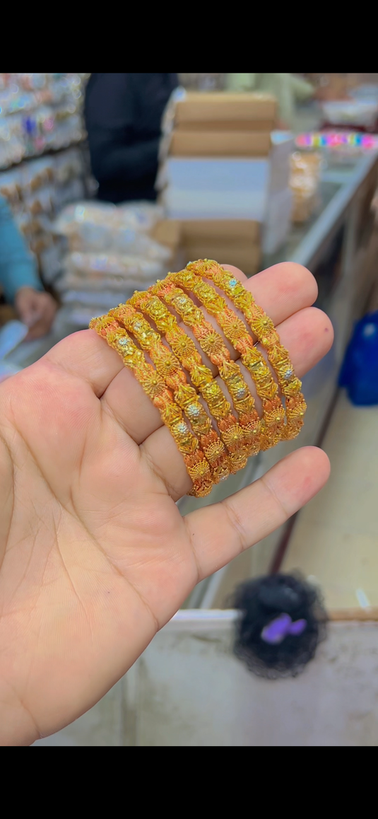 Gold plated Bangles (Bg072)