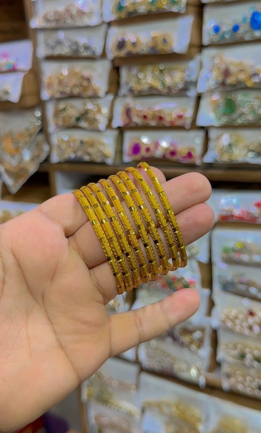 Gold plated bangles (Bg238)