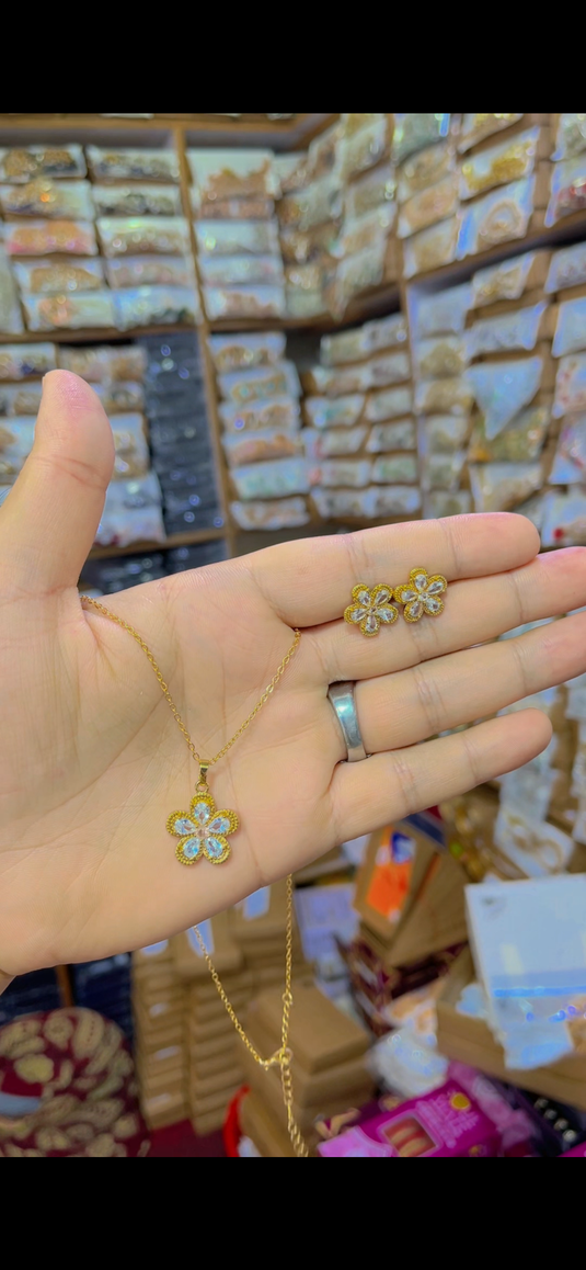 gold plated Locket Set(Ls062)