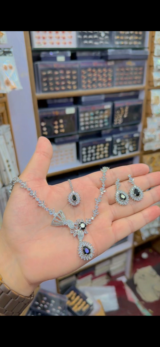 Ad Zircone necklace set(Ns160)