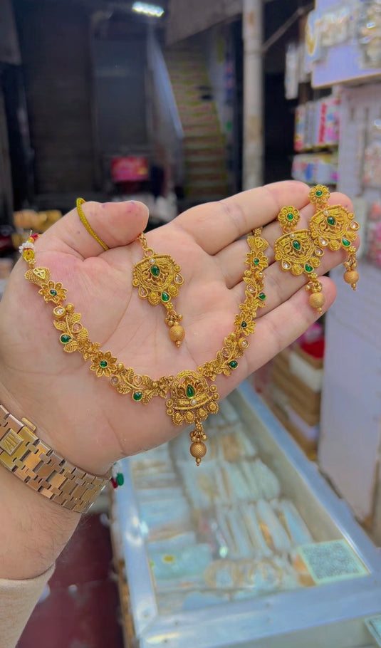 Rajwari necklace set (Ns155)