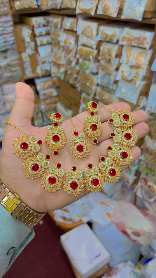 Zircone necklace set (Ns62)