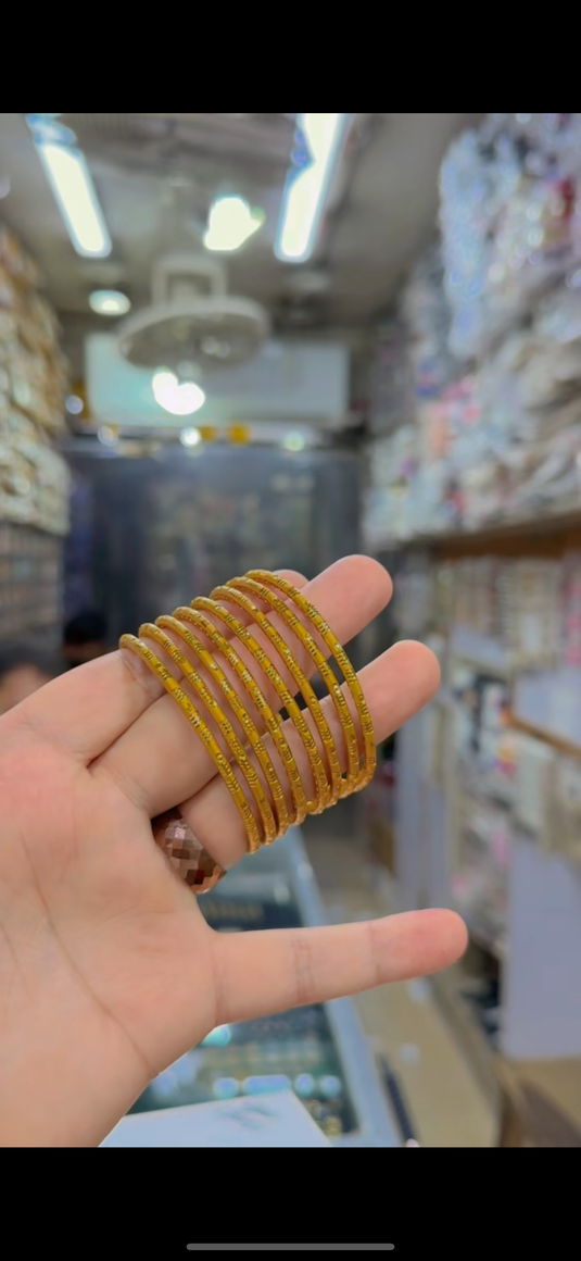 Real Gold plated bangles(Bg354)