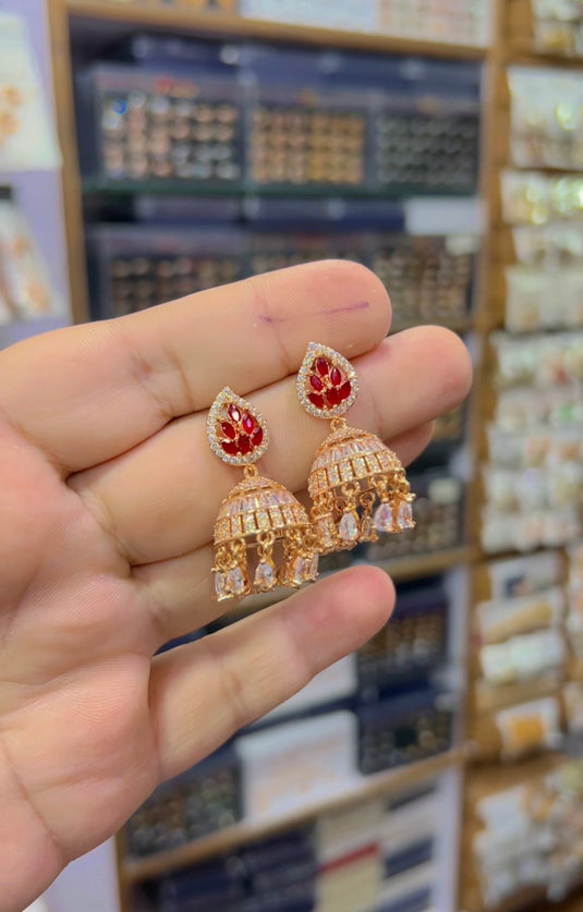 1 carat (Ad) Jhumki (Er104)